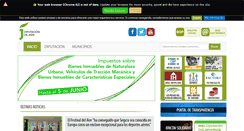 Desktop Screenshot of dipujaen.es